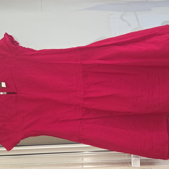 Tea Collection Kids Hot Pink Formal/ Casual Velvet Dress. - Picture 7 of 10